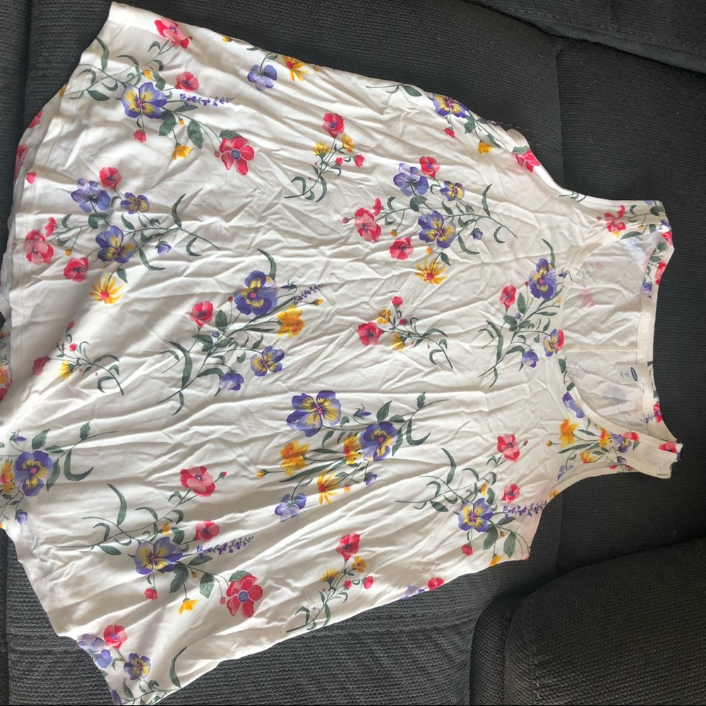 Women’s small floral Old Navy tank